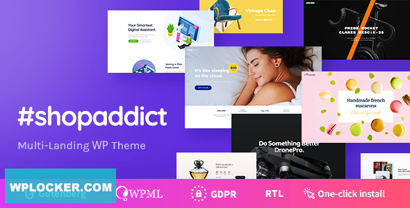 Shopaddict v1.0.7 - WordPress Landing Pages To Sell Anything