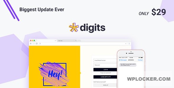 Digits v9.2 - WordPress Mobile Number Signup and Login