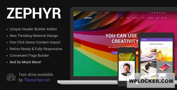 Zephyr v9.0.1 - Material Design Theme