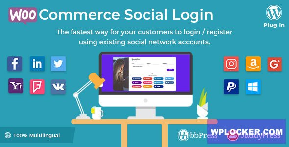 WooCommerce Social Login v2.3.8 - WordPress plugin