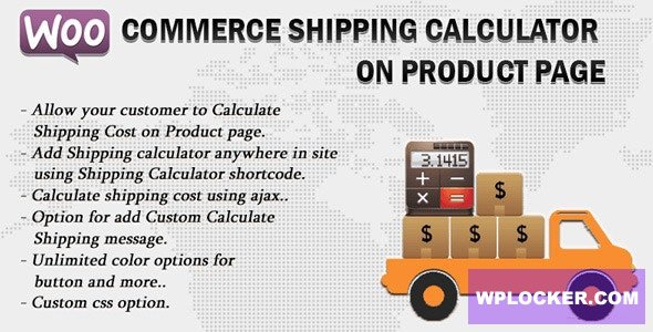 Woocommerce Shipping Calculator On Product Page v2.3