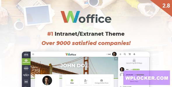 Woffice v3.0.0 - Intranet/Extranet WordPress Theme