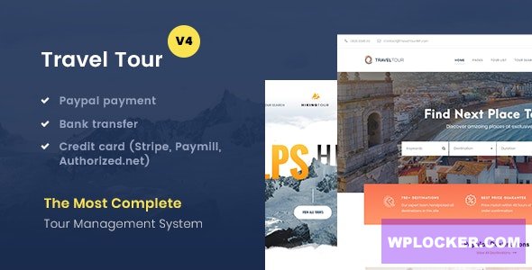 Travel Tour v5.4.4 - Tour Booking, Travel Booking Theme