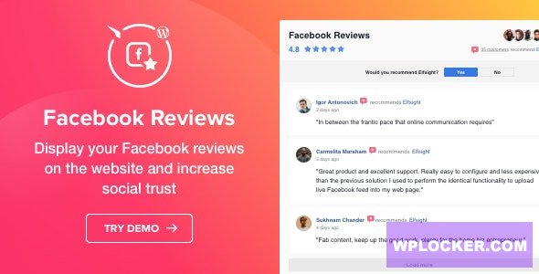 Facebook Reviews v1.2.0 - Facebook Reviews plugin