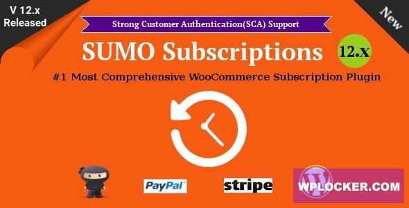 SUMO Subscriptions v17.6.0 - WooCommerce Subscription System