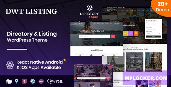 DWT v3.1.9 - Directory & Listing WordPress Theme