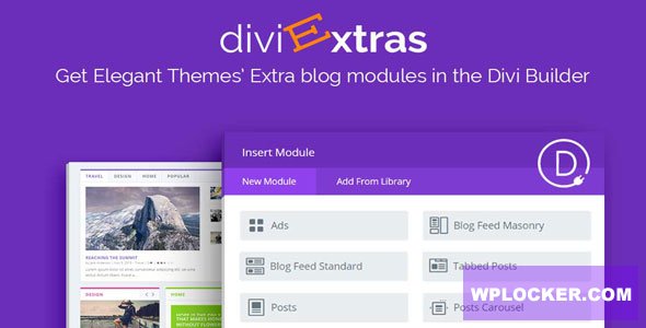 Divi Extras v1.1.9 - Extra Theme Blog Modules Added To Divi Builder
