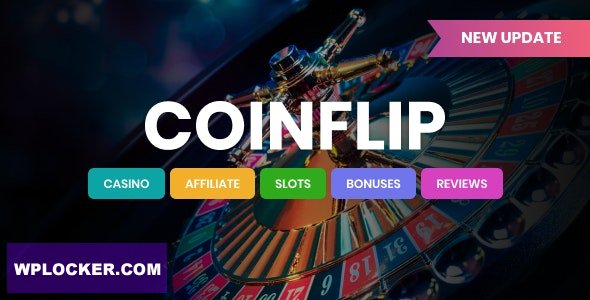 Coinflip v2.1 - Casino Affiliate & Gambling WordPress Theme