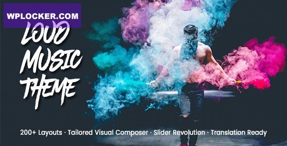 Loud v2.6.93 - A Modern WordPress Theme for the Music Industry