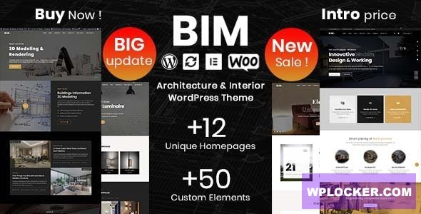 BIM v1.3.1 - Architecture & Interior Design Elementor WordPress Theme