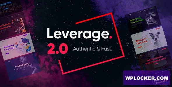 Leverage v2.0.8 - Creative Agency & Portfolio WordPress Theme