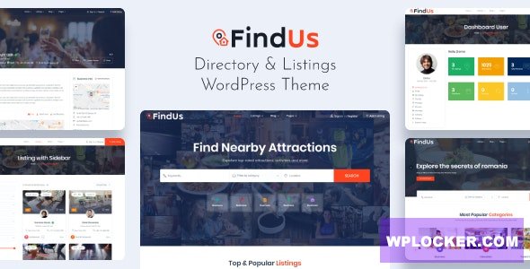 Findus v1.1.50 - Directory Listing WordPress Theme