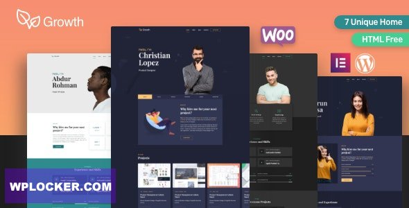 Growth v1.8.0 - Personal Portfolio Theme