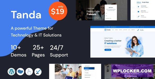 Tanda v2.0 - Technology and IT Solutions WordPress Theme