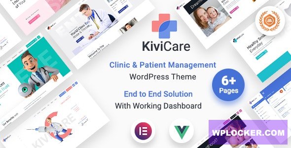 KiviCare v1.4.4 - Medical Clinic & Patient Management WordPress Theme