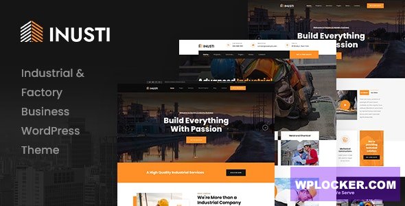 Inusti v1.0.7 – Factory & Industrial WordPress Theme