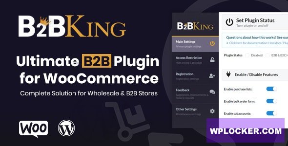 B2BKing v5.6.00 - The Ultimate WooCommerce B2B & Wholesale Plugin