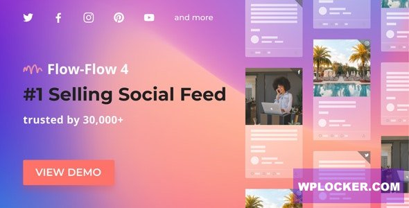Flow-Flow v5.0.3 - WordPress Social Stream Plugin