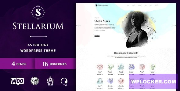 Stellarium v1.3.3 - Horoscope and Astrology WordPress Theme