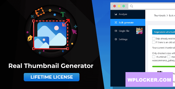WordPress Real Thumbnail Generator v2.6.136