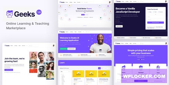 Geeks v1.3.0 - Online Learning Marketplace WordPress Theme