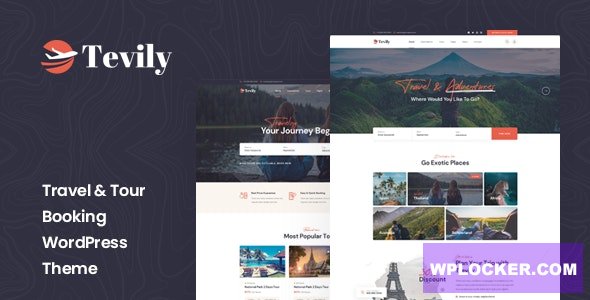 Tevily v1.3.1 - Travel & Tour Booking WordPress Theme