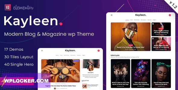 Kayleen v3.4 - Blog & Magazine WordPress Theme