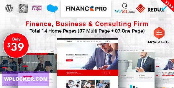 Finance Pro v1.8.8 - Business & Consulting WordPress Theme