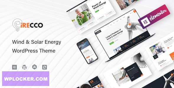 iRecco v1.3.12 - Wind & Solar Energy WordPress Theme