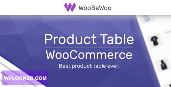 WoobeWoo WooCommerce Product Table Pro v2.2.2
