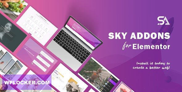 Sky Addons v4.0.5 - for Elementor Page Builder WordPress Plugin