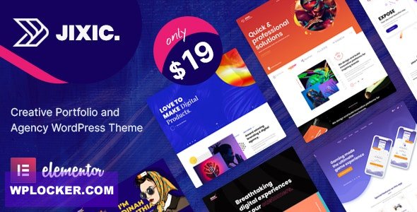 Jixic v1.7 - Creative Portfolio & Agency WordPress Theme