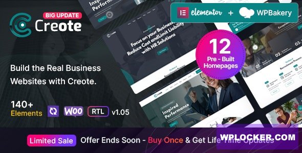 Creote v1.6 - Consulting Business WordPress Theme
