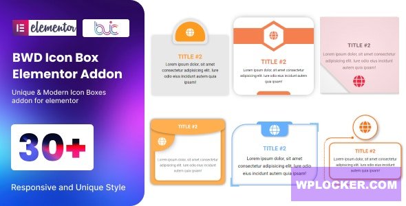 BWD Icon Box addon for elementor v1.0