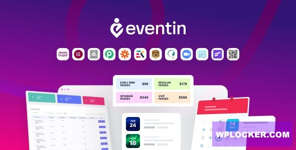 WP Eventin v4.1.14 - Events Manager & Tickets Selling Plugin for WooCommerce