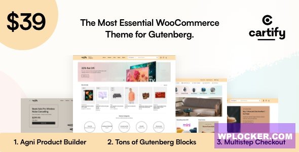Cartify v1.1.1 - WooCommerce Gutenberg WordPress Theme