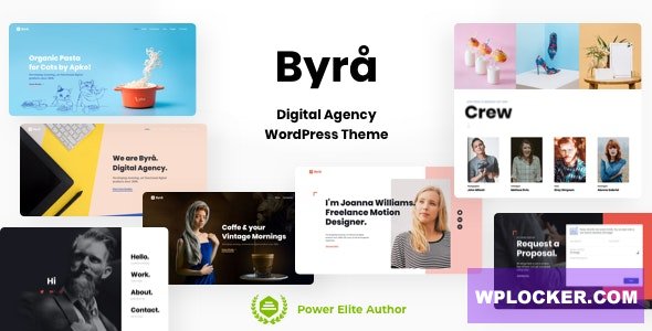Byra v12.1 - Simple Portfolio WordPress Theme