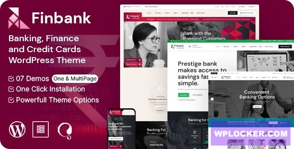 Finbank v1.0 - Banking and Finance WordPress Theme