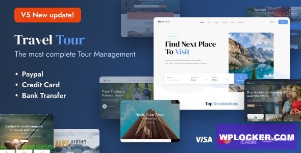 Travel Tour v5.0.3 - Tour Booking, Travel Booking Theme
