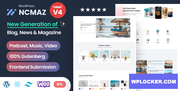 Ncmaz v4.3.6 - Blog Magazine WordPress Theme