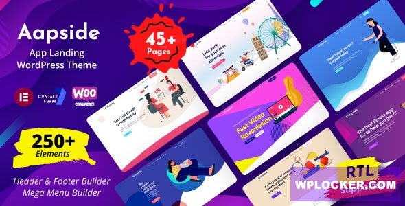 Aapside v3.1.0 - App Landing WordPress Theme