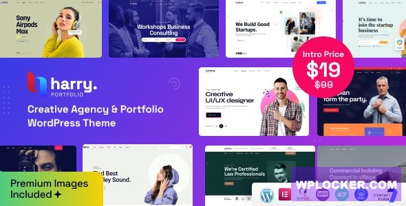 Harry v1.2.3 - Creative Agency & Portfolio WordPress Theme + RT