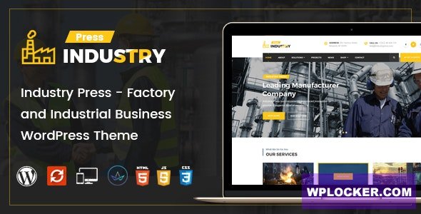 Industry Press v3.1 - Factory and Industrial Business WordPress Theme
