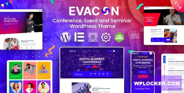 Evacon v1.1.0 - Event & Conference WordPress Theme