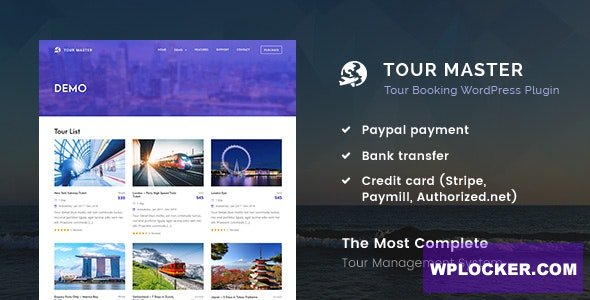 Tour Master v5.4.8 - Tour Booking, Travel, Hotel