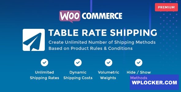 WooCommerce Table Rate Shipping v1.3.2