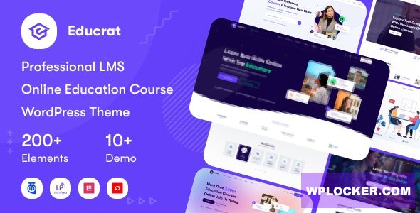 Educrat v1.0.40 - Online Course Education WordPress Theme