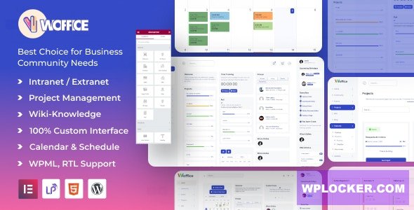 Woffice v5.4.39 - Intranet/Extranet WordPress Theme