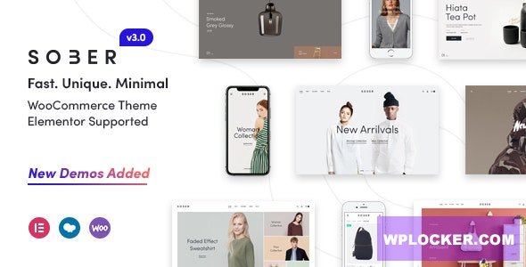 Sober v3.6.4 - WooCommerce WordPress Theme
