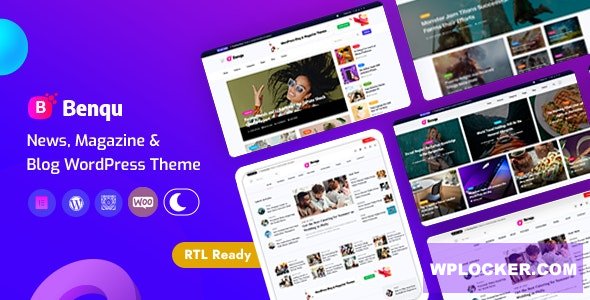 Benqu v1.1.16 - News Magazine WordPress Theme